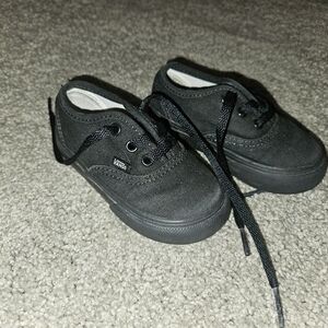 Vans, toddler size 5, black